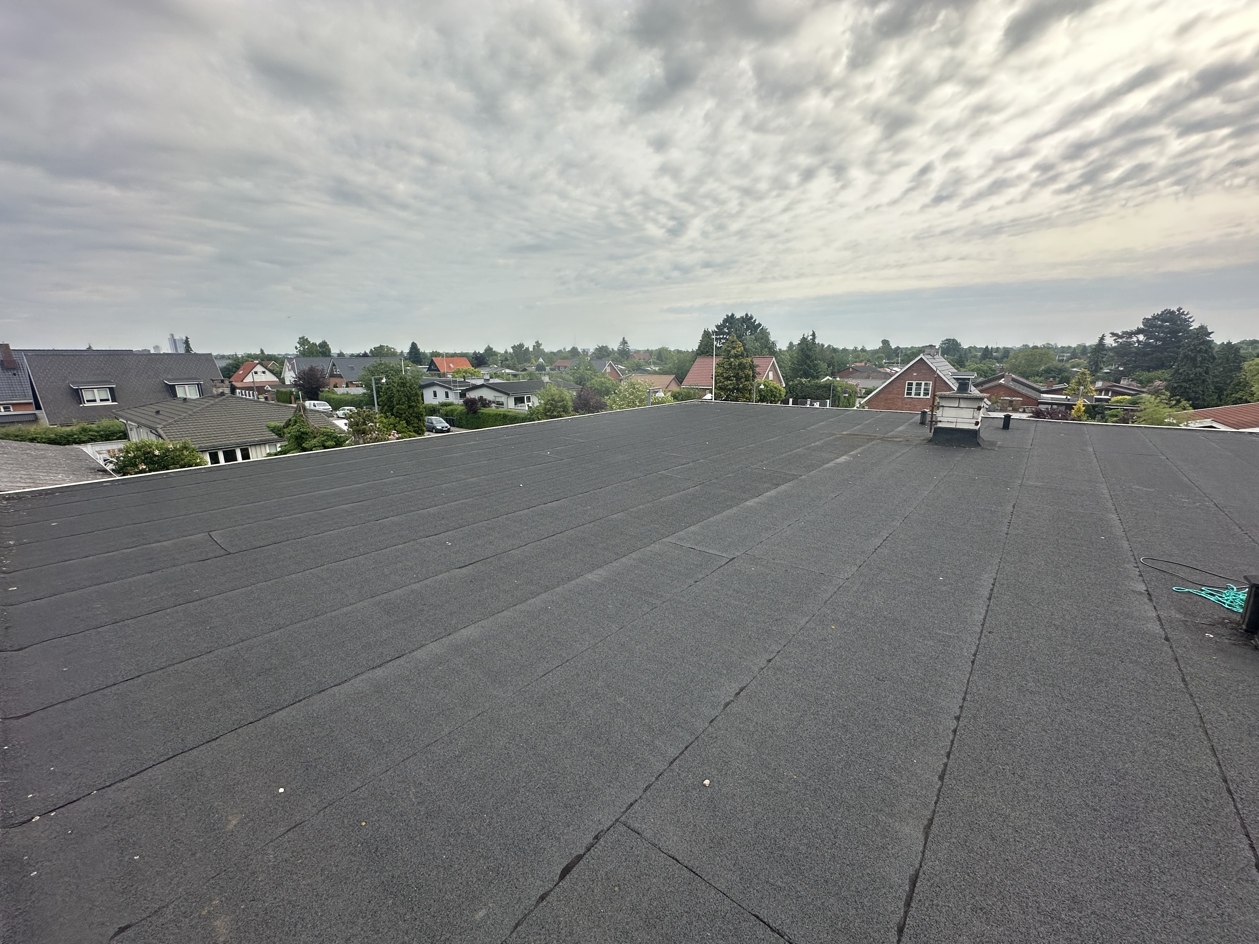 Tagpaptag før, hvid membran